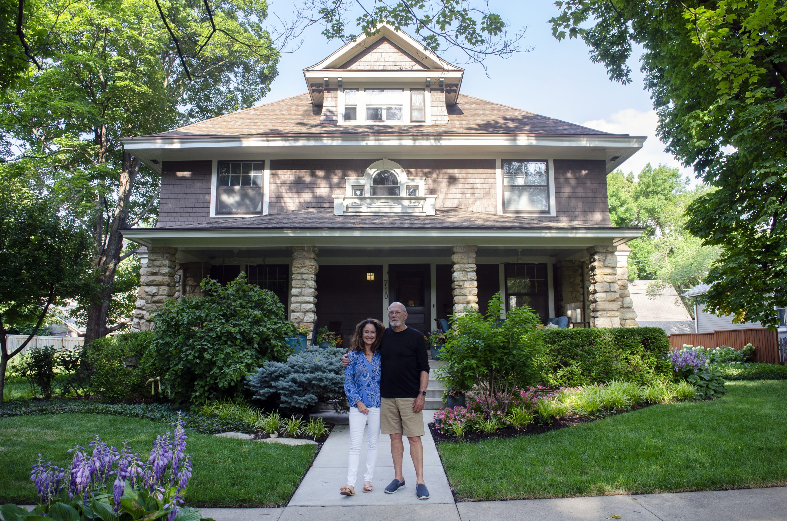 Prairiestyle home in Old West Lawrence features historic details with